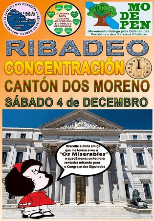 Primeiro sábado de mes? Concentración pro pensións en Ribadeo