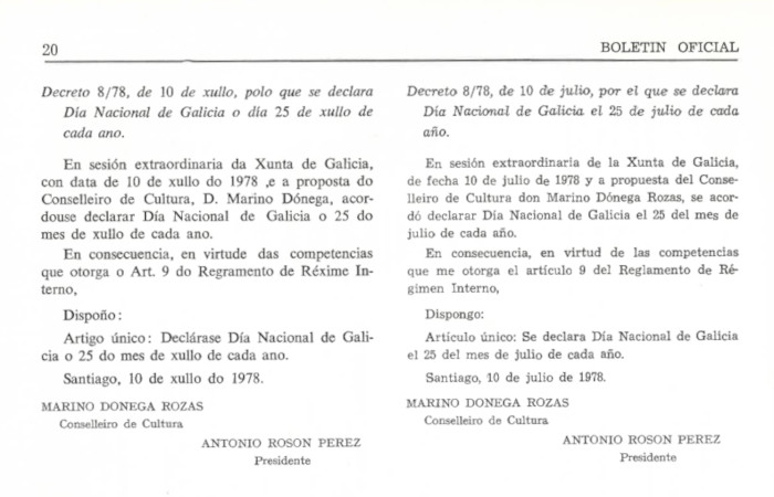 É 25 de xullo? Ah!