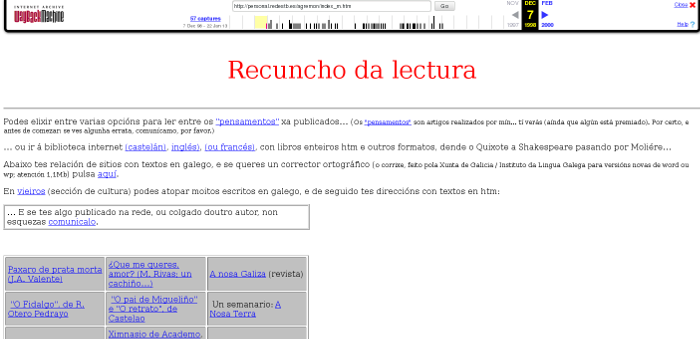 Un apunte curto sobre a historia de internet na zona