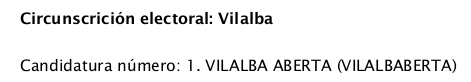 Resultados electorais municipais Vilalba 2023 (III)