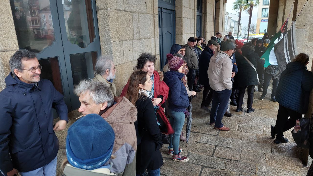 Segundo día de mobilización estatal pola paz. Ribadeo