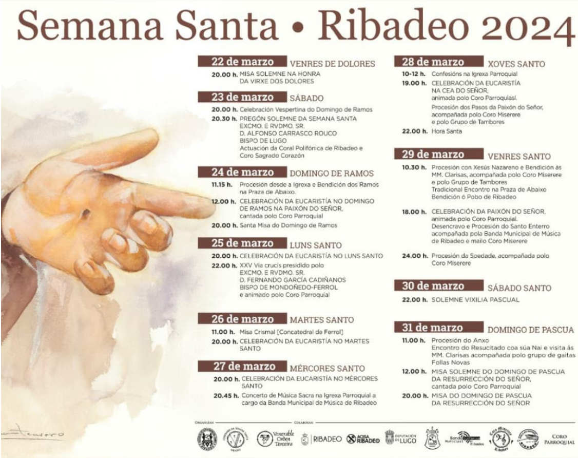 Na Semana Santa de Ribadeo 2024…