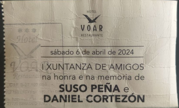 Unha lembranza para Daniel Cortezón e Suso Peña