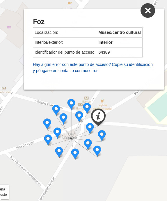 Puntos de WiFi libres na Mariña