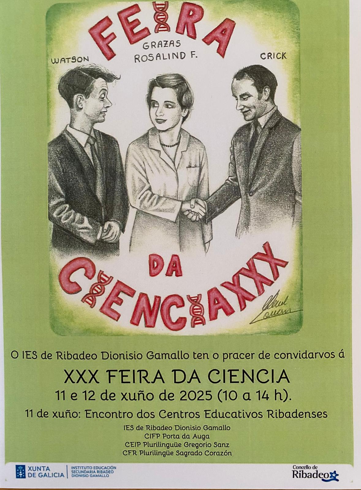 Preparada a feira da ciencia de Ribadeo!