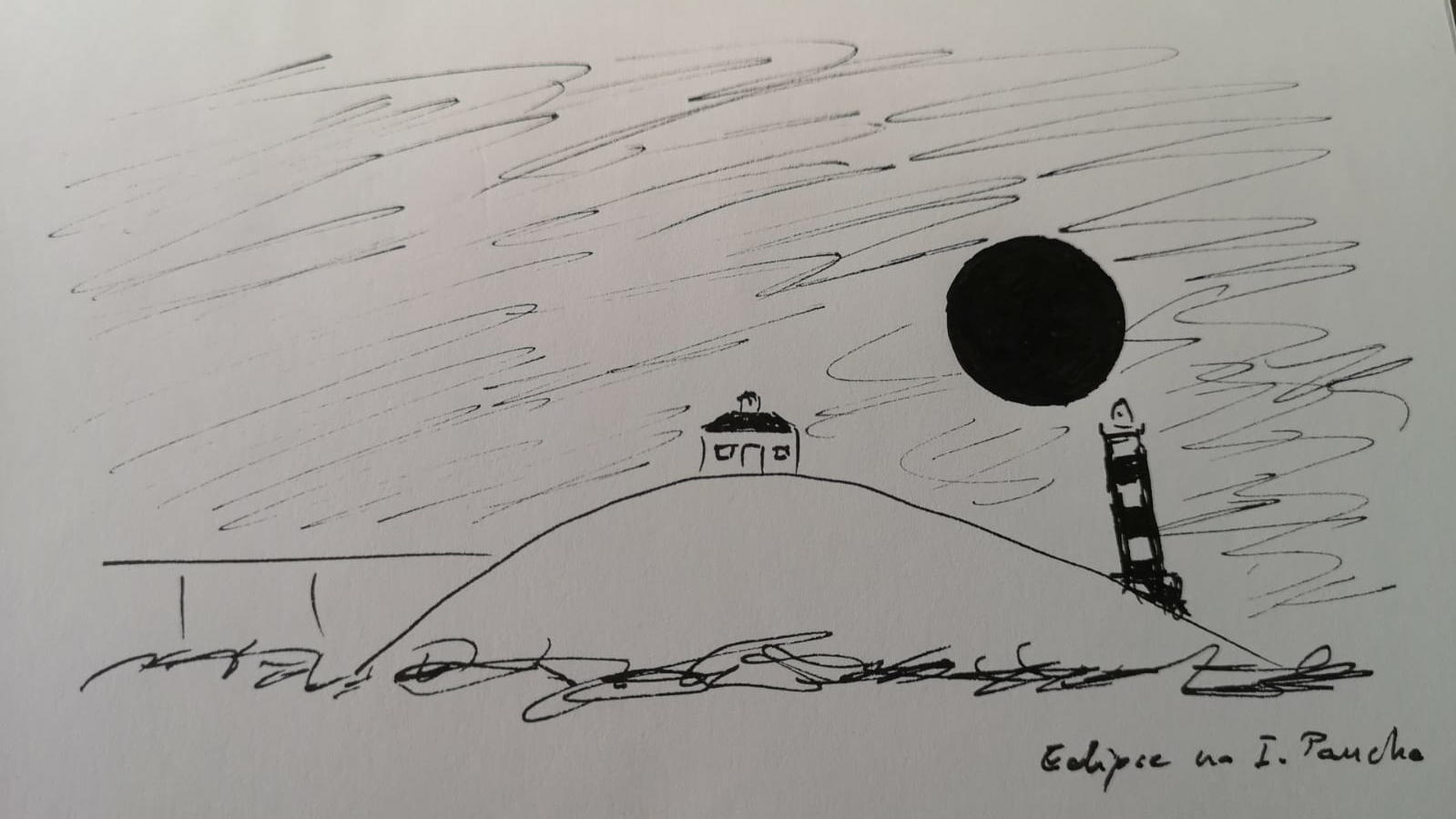 NOTA INFORMATIVA DA AAVV POR NUESTRO FARO SOBRE O ECLIPSE E A FESTA NA ILLA PANCHA