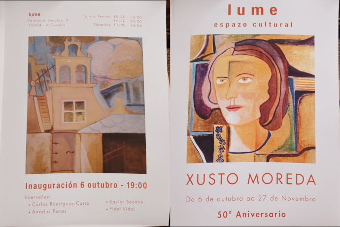 Xusto Moreda, de Ribadeo á Coruña